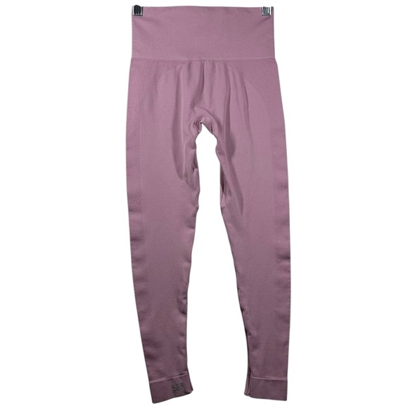 SET ACTIVE Sculptflex Seamless‎ Leggings Women's S/M Mauve Pink Workout - Picture 1 of 6
